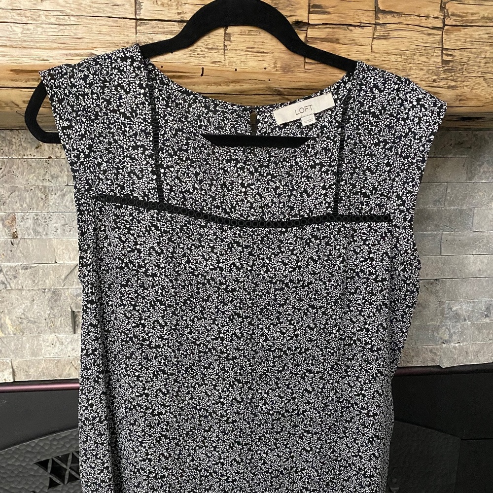 Loft Brand Ruffle Sleeve Blouse